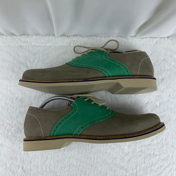 1901 Men\'s Saddle Oxford Lace Up Leather Shoes Size 11 main image 7